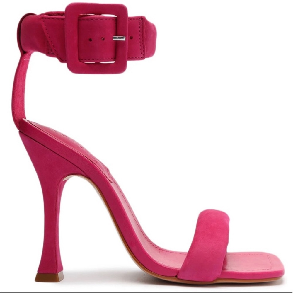 SCHUTZ SUEDE PINK HEELS